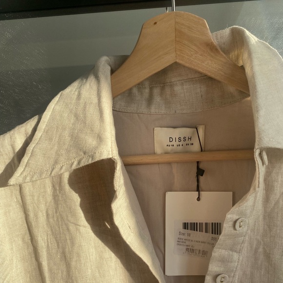 DISSH Linen button up dress - Picture 2 of 5